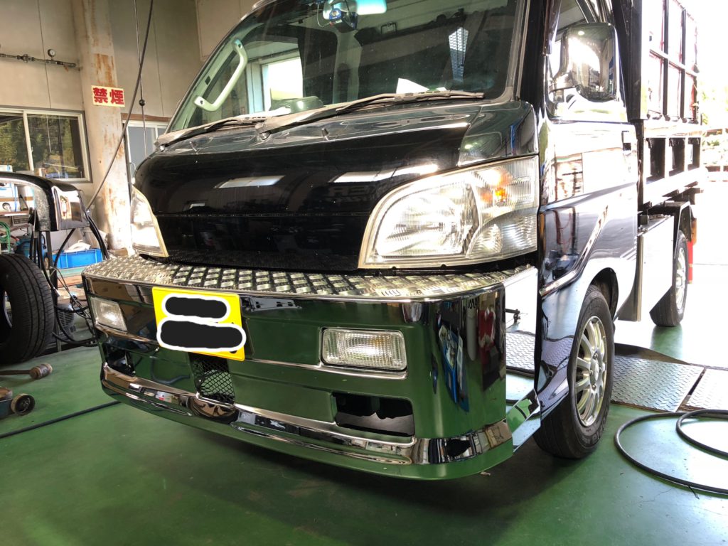 軽ダンプ デコトラ風バンパー – THREE・SKY