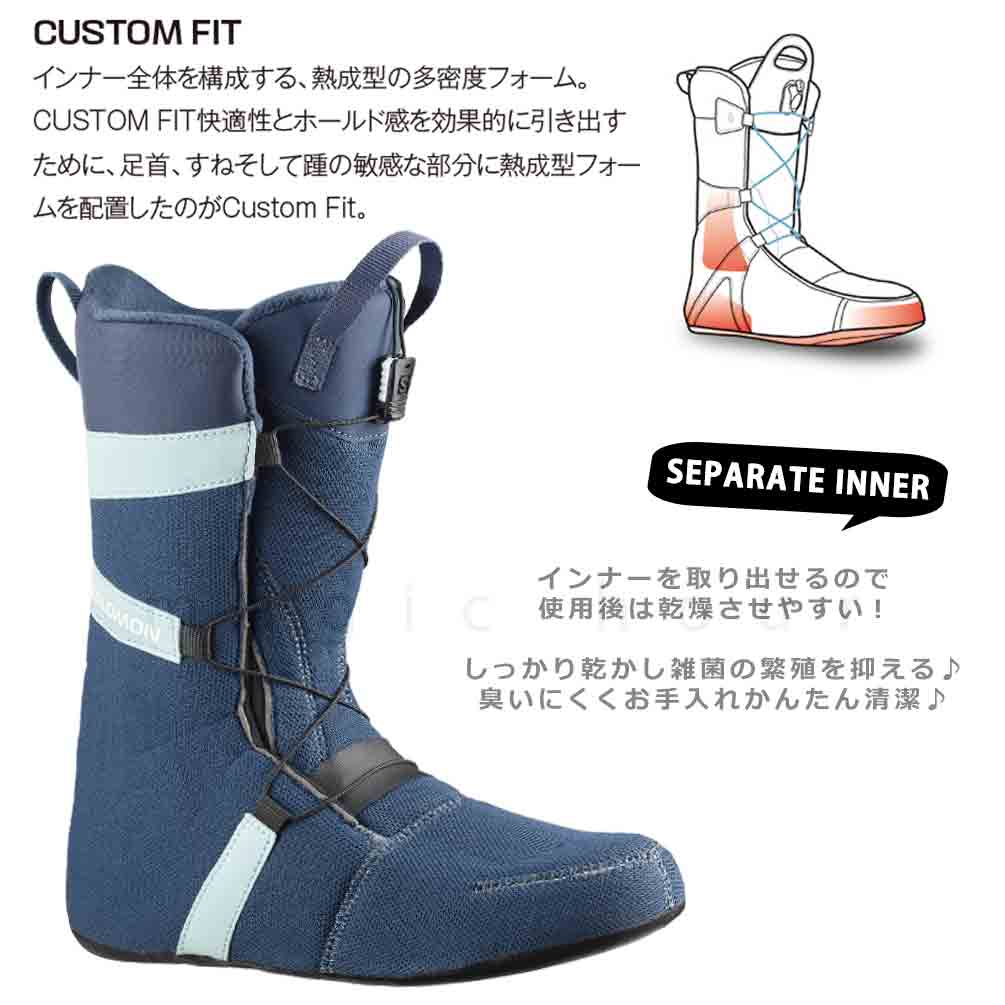 楽天市場】スノーボード ブーツ レディース SALOMON サロモン IVY BOA