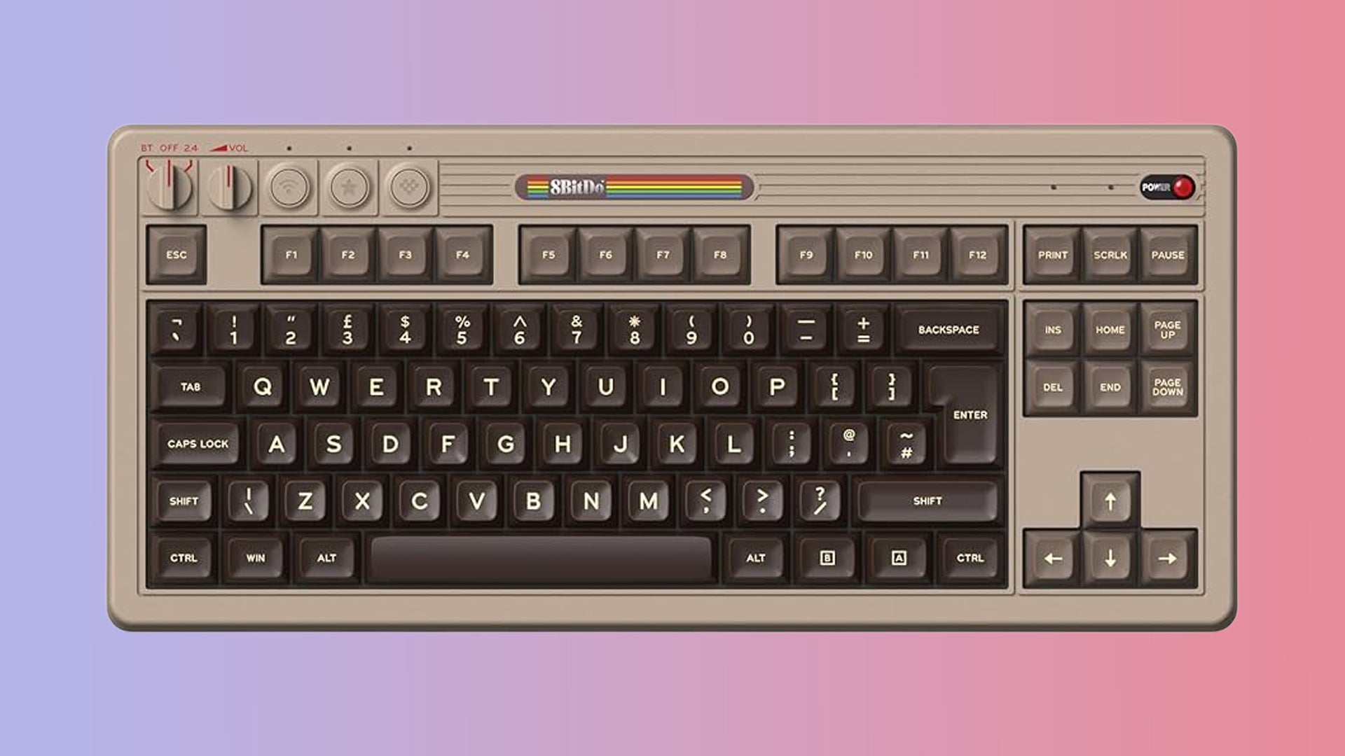 Grab this C64-inspired 8BitDo retro mechanical keyboard for just