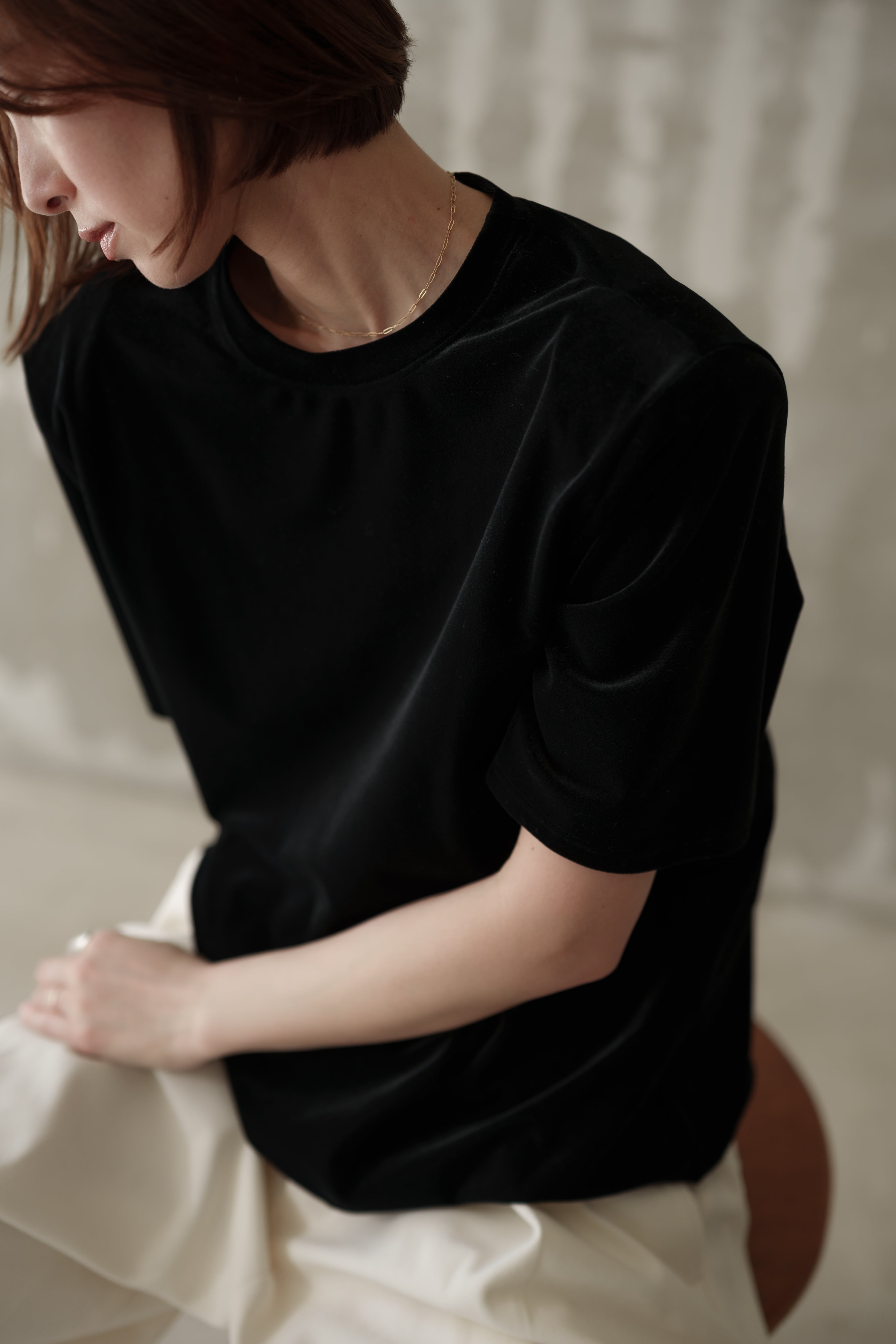 Edge Sheer Tops(black) ご注文から1週間前後で発送 | roughlow