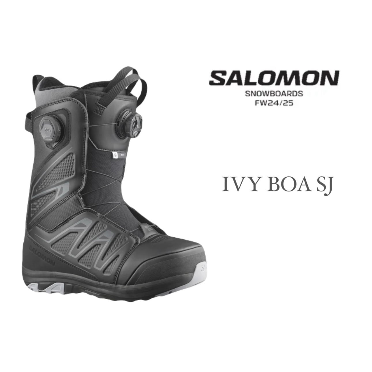 SALOMON IVY BOA SJ スノーボードブーツ 24.5 Salomon Ivy BOA® SJ