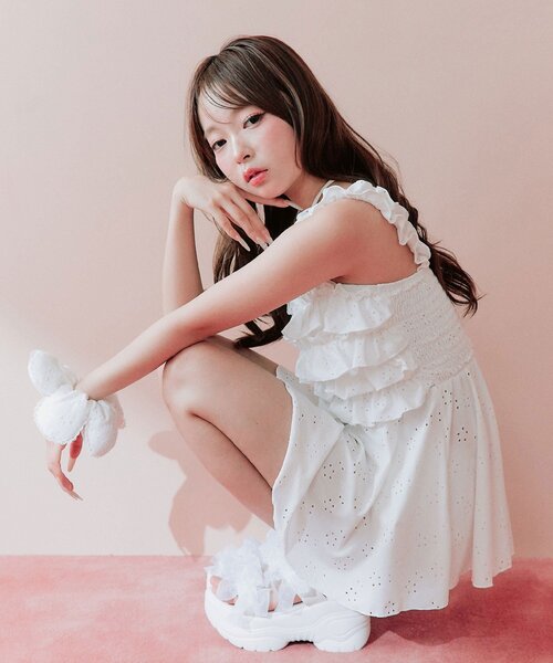 リバイバル/2点セット】フリルチュニックswimwear（水着）｜OLIVE des