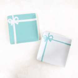 ポーセラーツ・ティファニー風リボンプレート 大皿 mi 通販 1682567