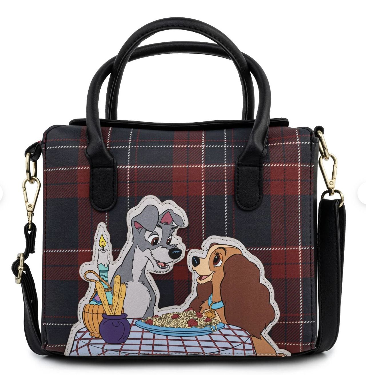 Loungefly】ディズニー わんわん物語 2way サッチェルバッグ (LOUNGE