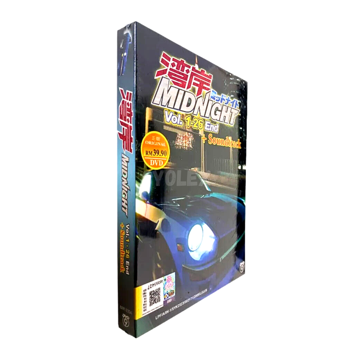 Anime DVD Wangan MIDNIGHT Vol.1-26 End + Soundtrack English