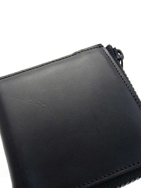 Maison Martin Margiela】メゾンマルジェラ『レザー L字ファスナー短