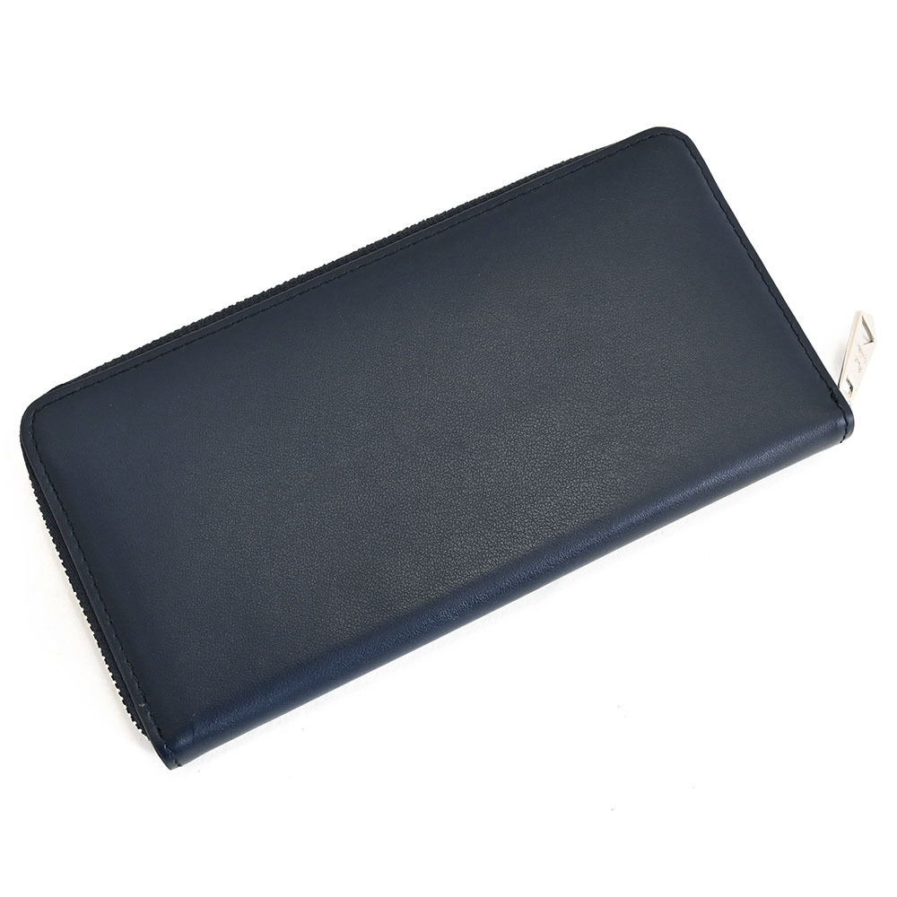 ポールスミス 財布 長財布 ラウンドファスナー 紺(ネイビー) Paul