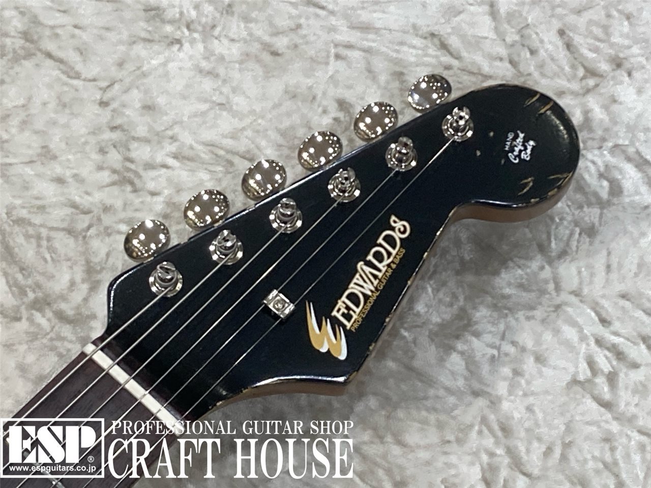 EDWARDS E-SE-S.K.I.N. / Distressed Black（新品/送料無料）【楽器