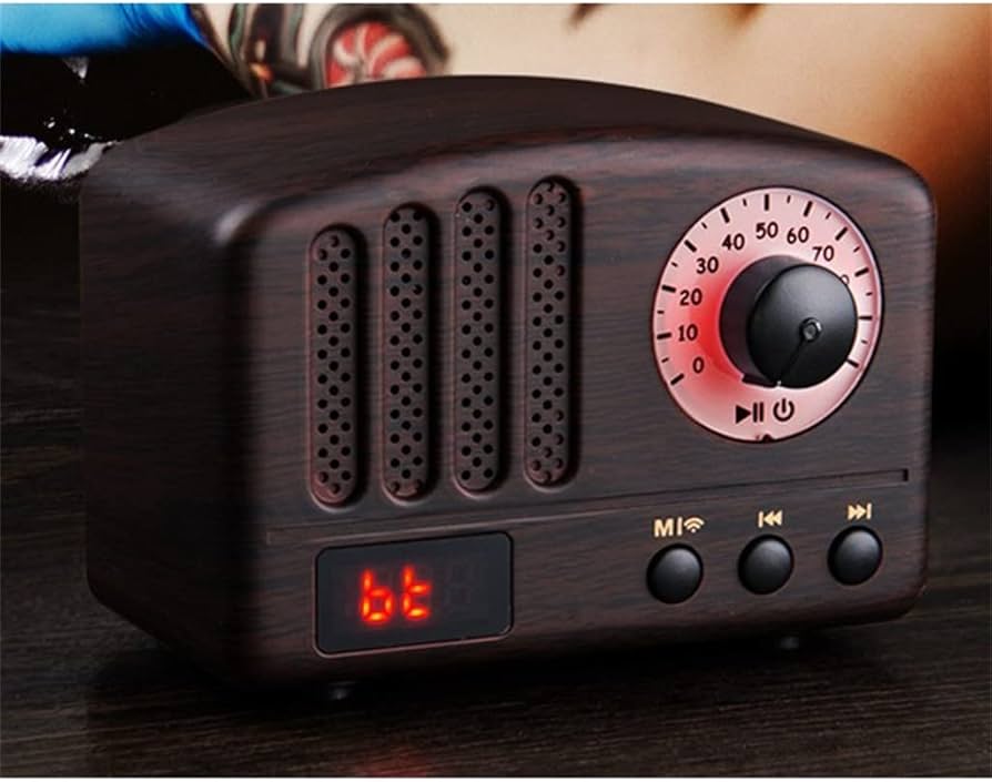 Amazon.co.jp: N/A レトロ ラジオ - ポータブル スピーカー クラシック