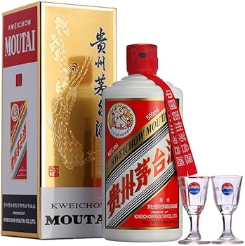 Amazon.co.jp: 貴州茅台酒 アルコール43度500ml 2023年 箱付 ショット