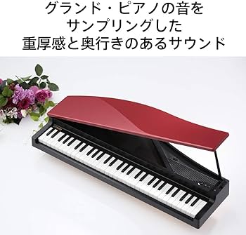Amazon | KORG MICROPIANO マイクロピアノ ミニ鍵盤61鍵 レッド 61曲の
