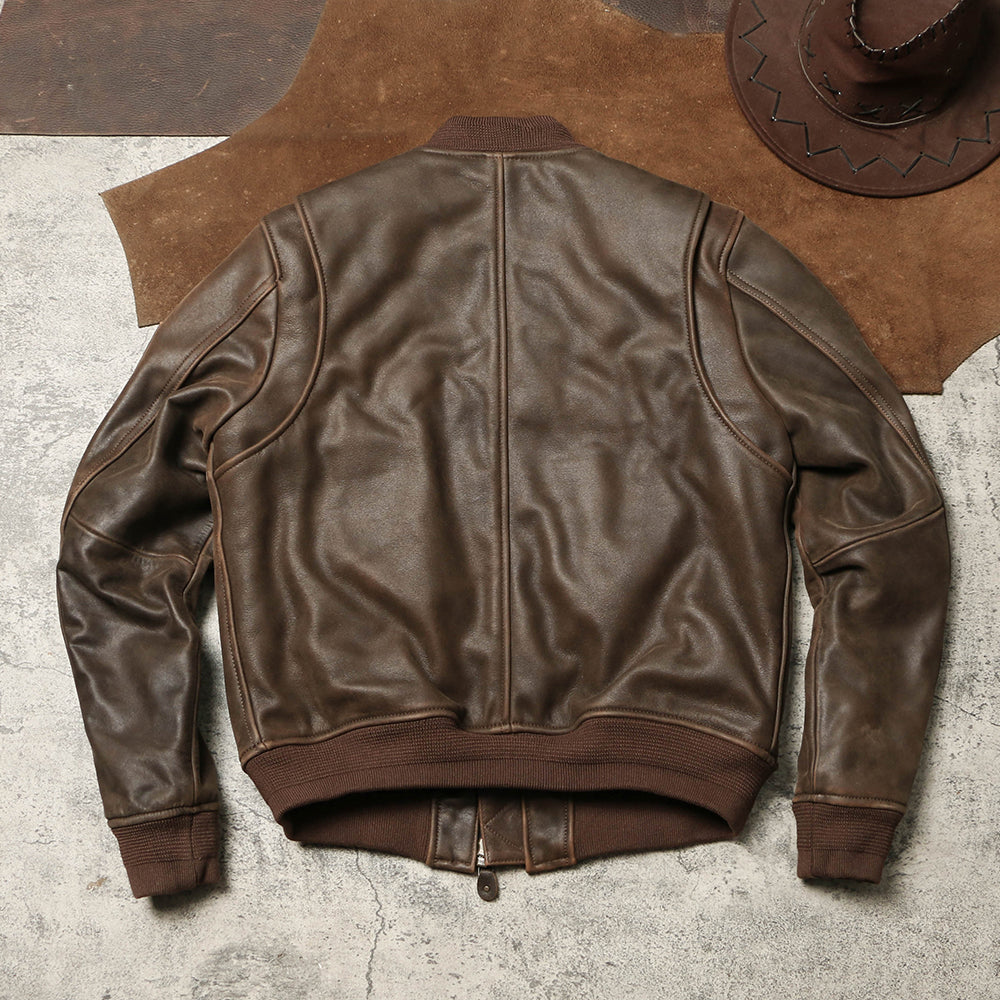 ◇カウレザー MA-1 フライトジャケット◇M～5XL – quietman clothes