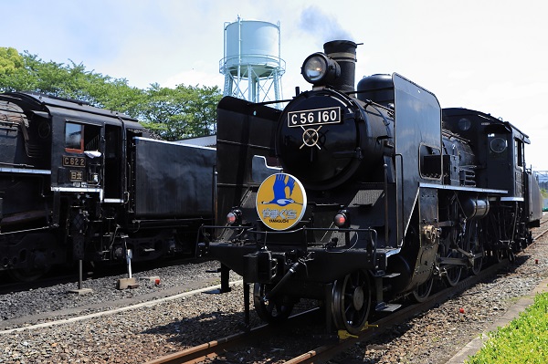 京都鉄道博物館】C56 160、「やまぐち号・SL北びわこ号」のヘッド