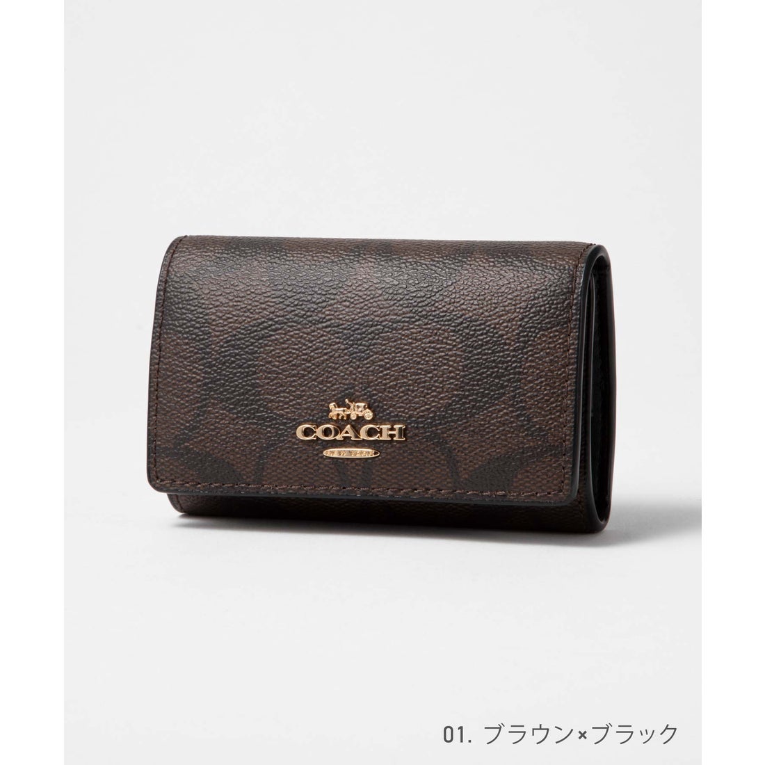 コーチ COACH 77998 キーケース レディース コンパクト （ブラウン