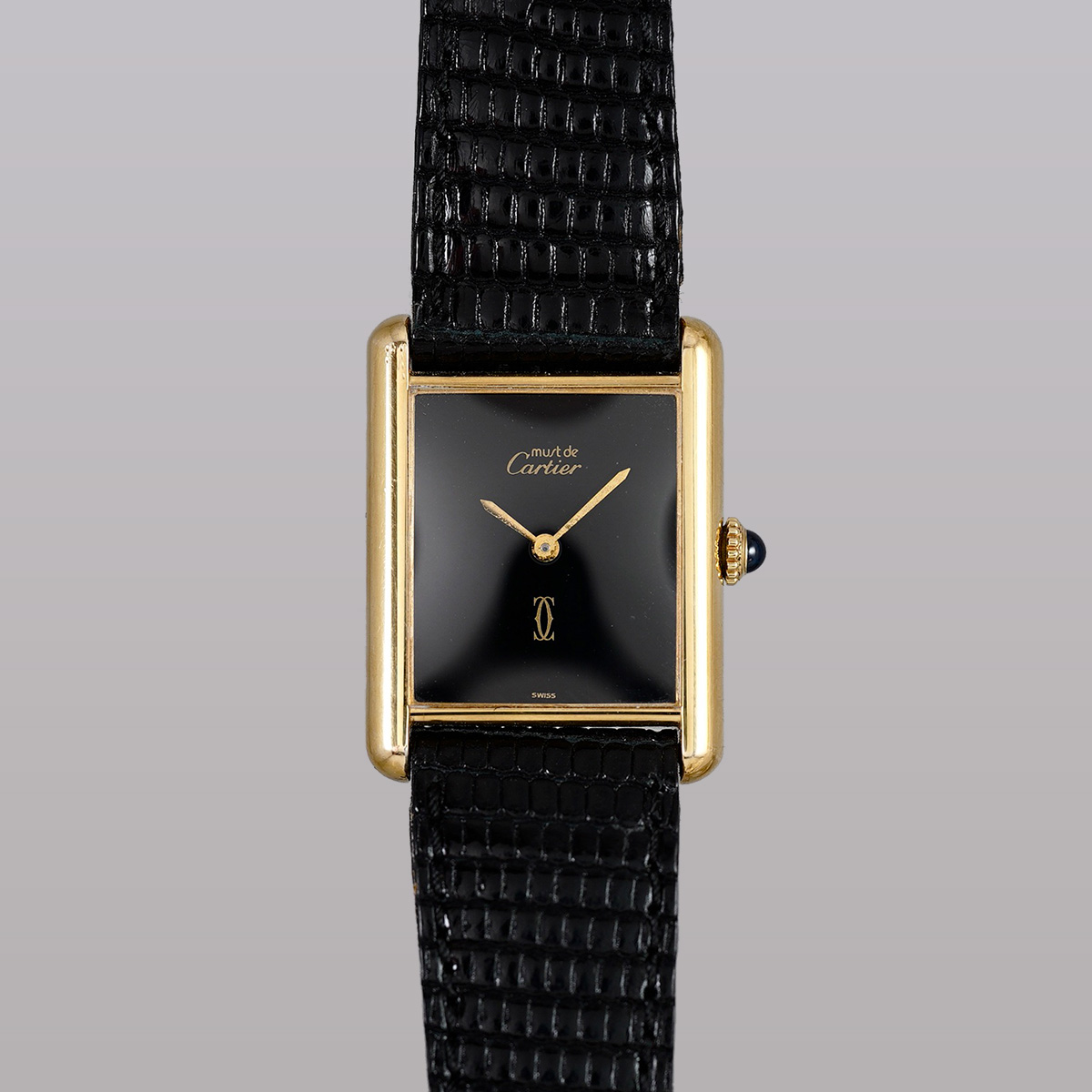 SELECT INC. [CARTIER マストタンク LM 手巻き ブラック ONYX ダイヤル