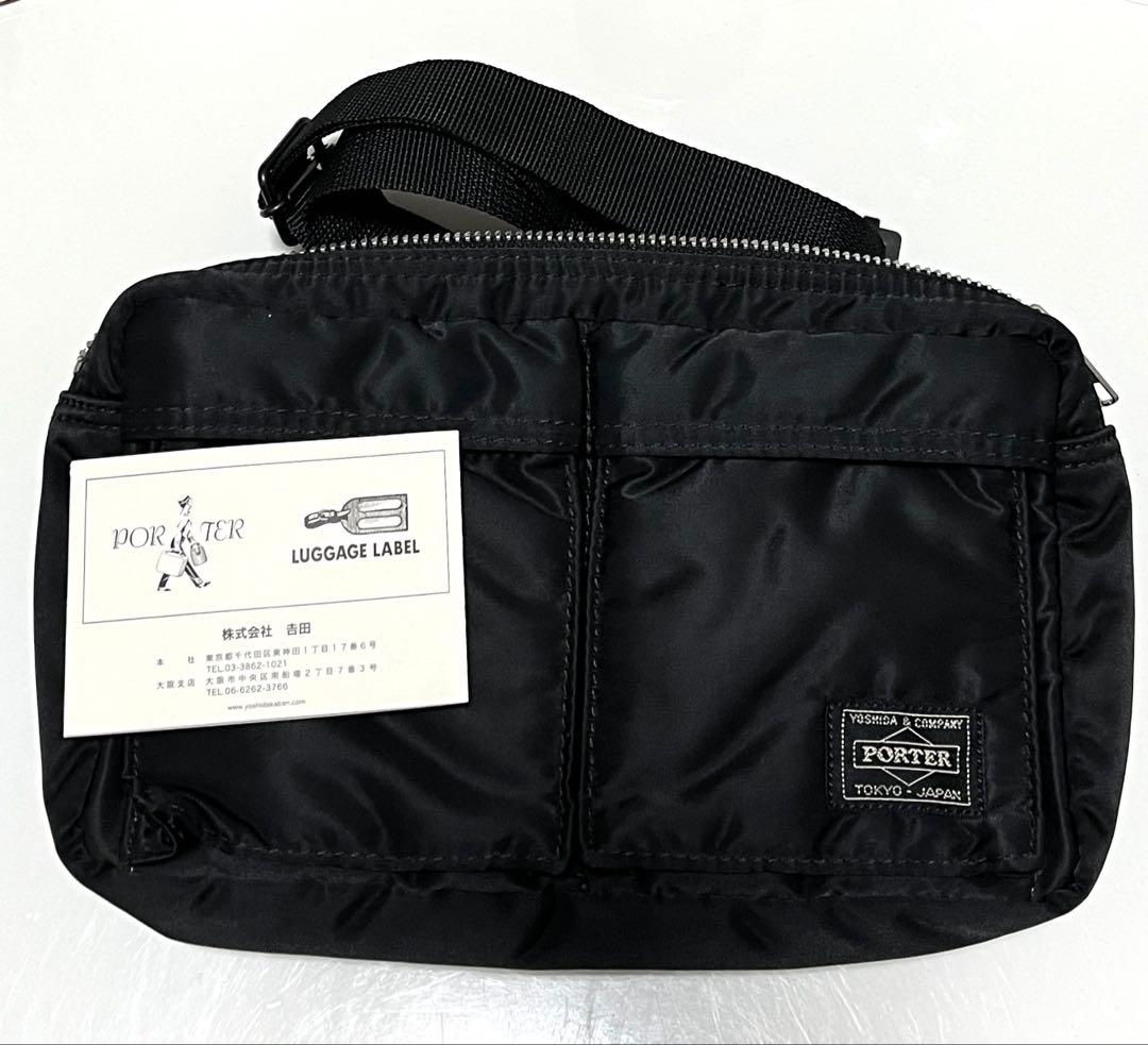 未使用 PORTER タンカー ボディバッグ ウエストバッグ ブラック 吉田カバン（YOSHIDA KABAN） ポーター ウエストバッグ ボディバッグ