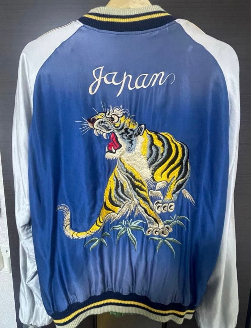 桃*白様 テーラー東洋　スーベニアジャケット　スカジャン　エイジング　TT143 テーラー東洋 スカジャン スーベニアジャケット Early 1950s Style