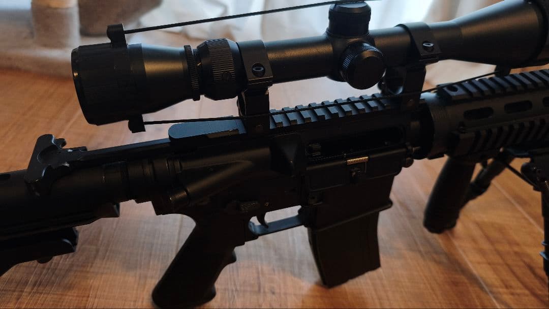 S＆T M4A1 ガスブローバック バイポッド＋スコープ付き - メルカリ