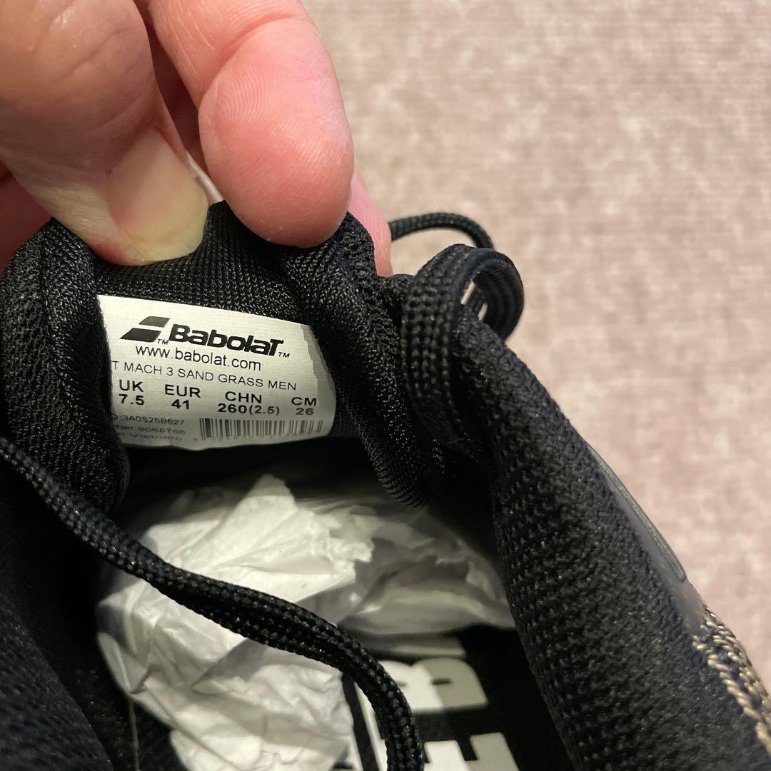 【新品】バボラ テニスシューズ オムニクレー用　26.0cm JET MACH3
