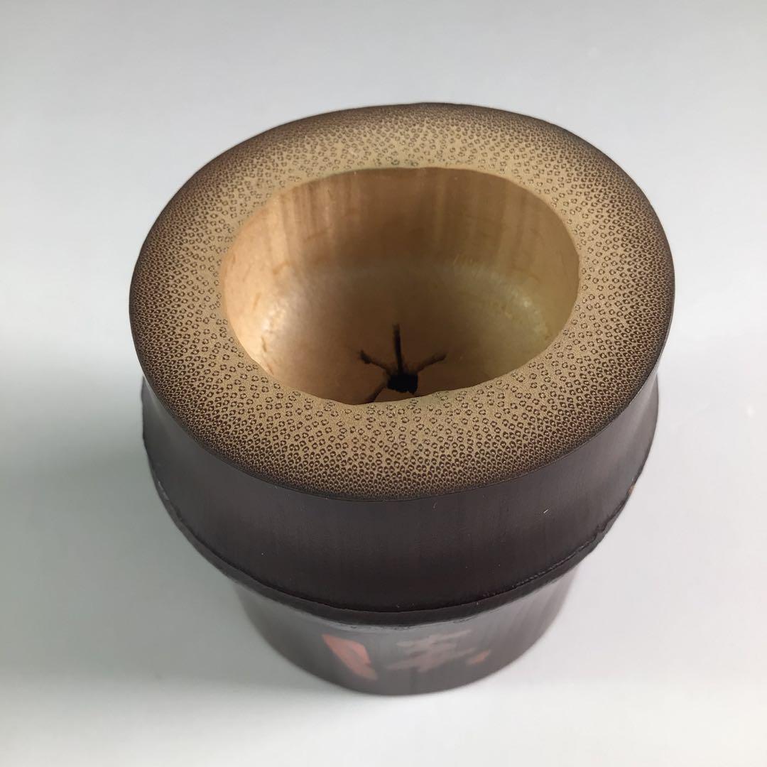 R727 蓋置 『在銘』『煤竹蓋置』 共箱 茶道具 竹工芸 - メルカリ