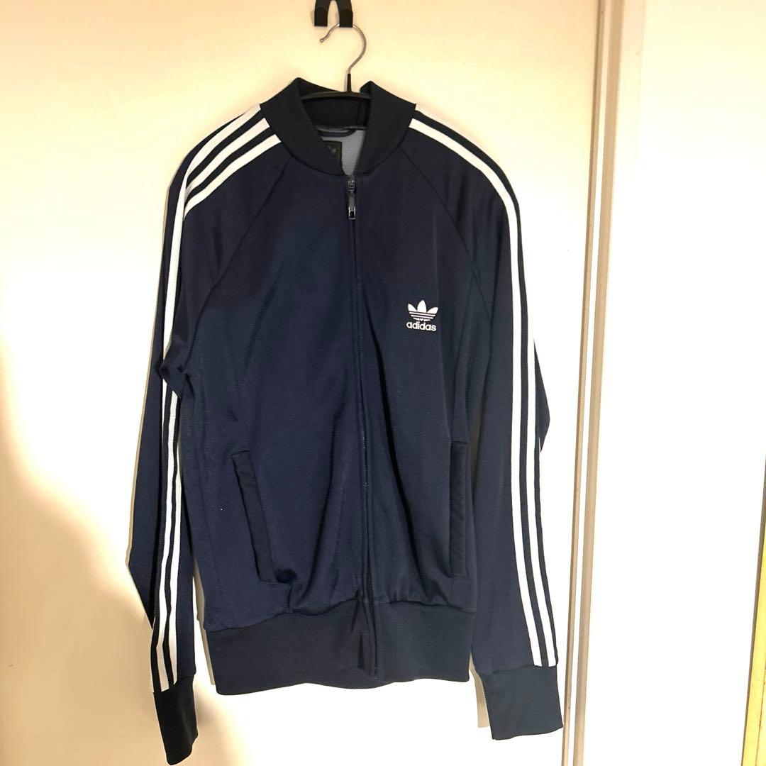 adidas atp トラックジャケット ジャージ 90s 刺繍ロゴ ネイビー