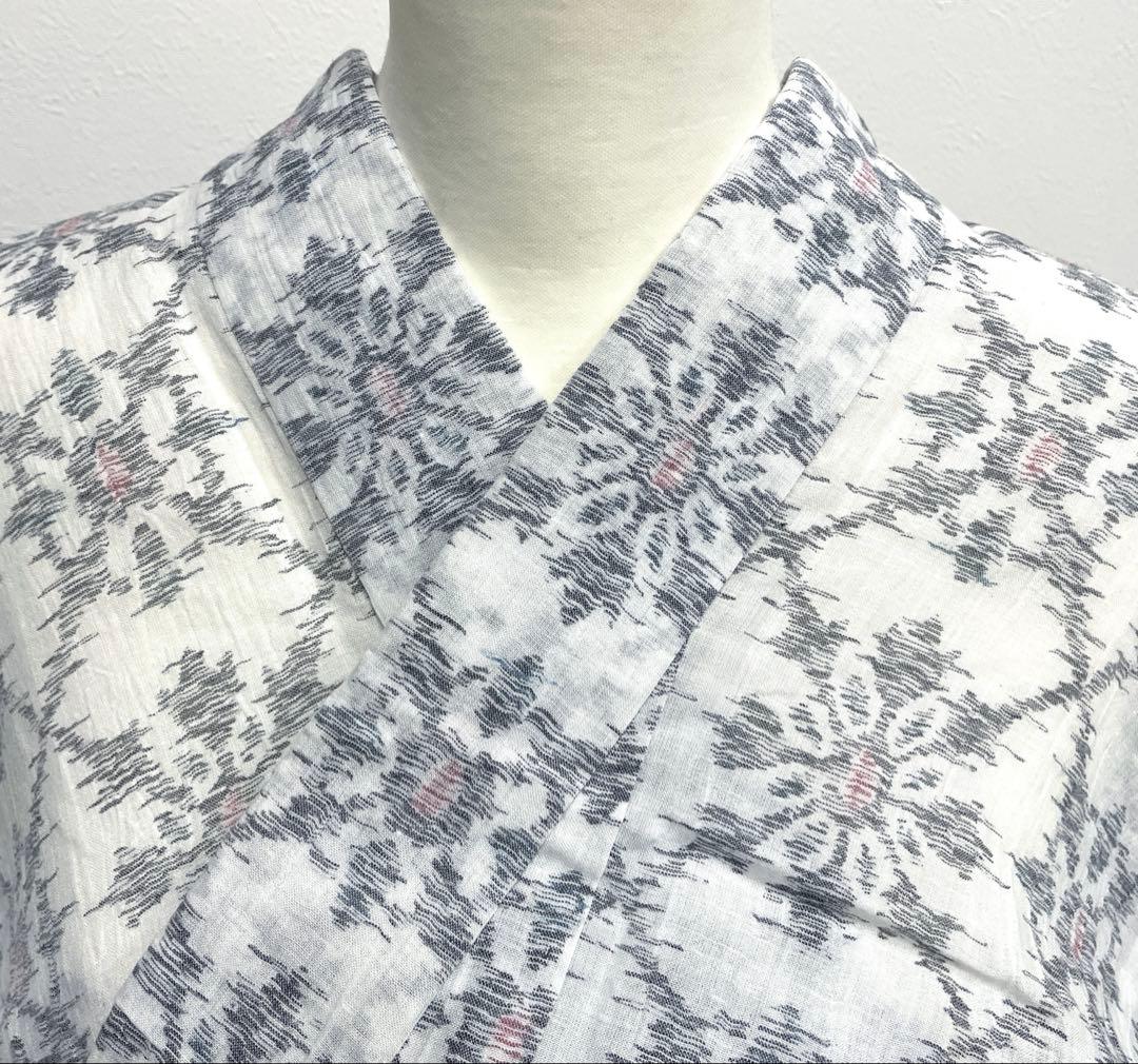 小千谷ちぢみ　着物　白　三越扱い 楽天市場】夏着物 単衣 小千谷ちぢみ 麻100 洗える 単品 日本製 紫絃