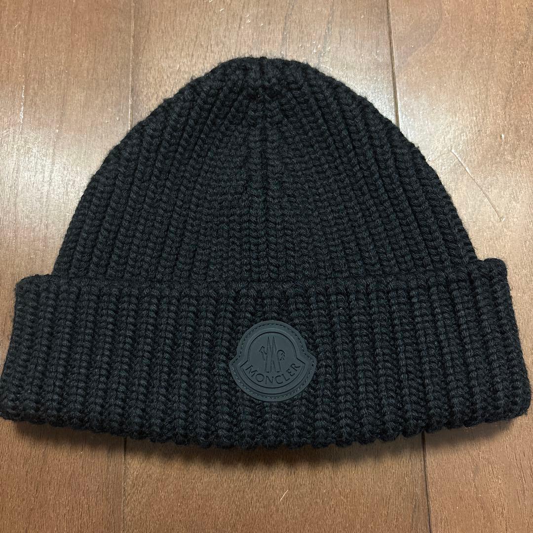 MONCLER モンクレール ニット帽 ビーニー 美品 MONCLER（モンクレール） 【並行輸入品】 ニットキャップ ビーニー