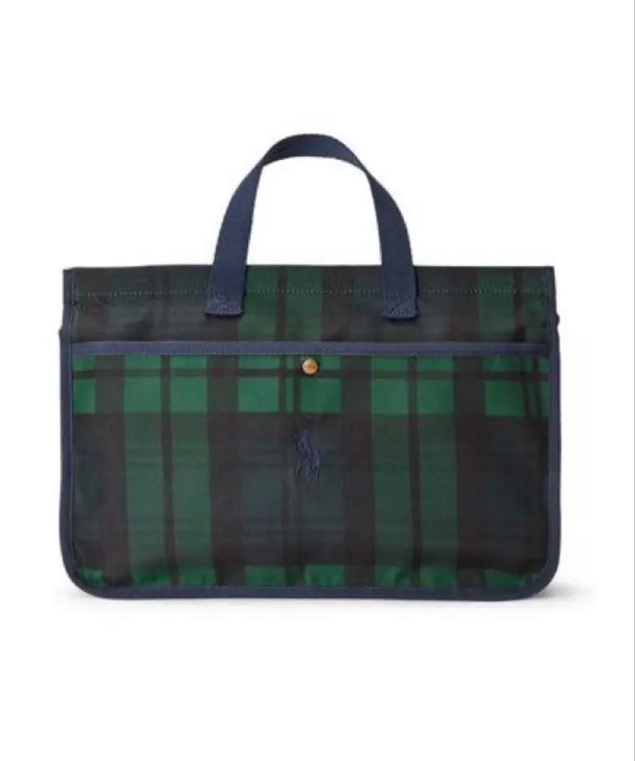 ポロ ラルフローレン レッスンバッグ プラッド オックスフォード