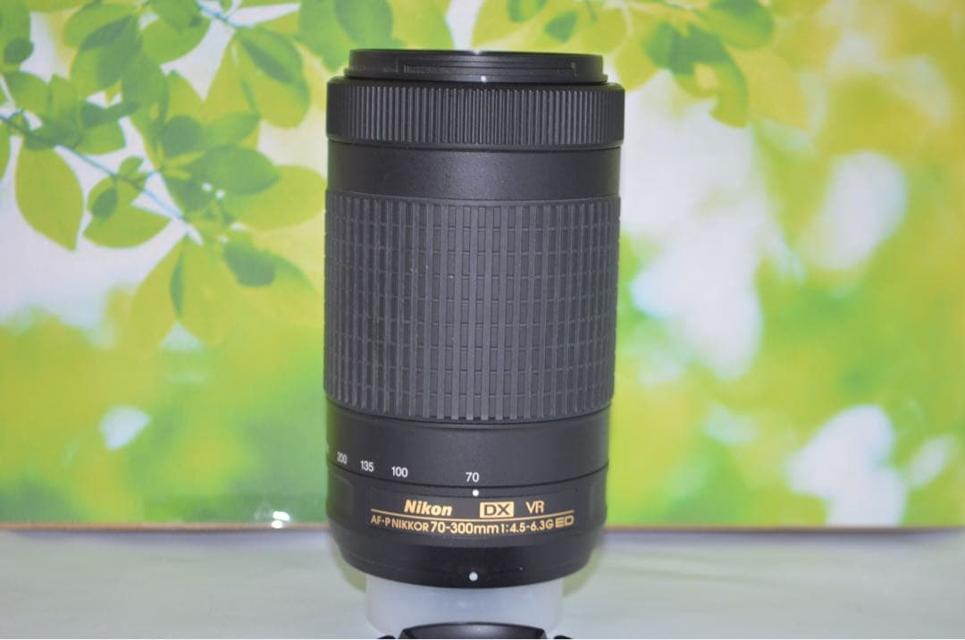 美品 Nikon AF-P 70-300mm F4.5-6.3G☆超望遠レンズ Nikon Nikkor AF-P DX Telephoto Lens, 70-300mm F4.5-6.3G VR Black