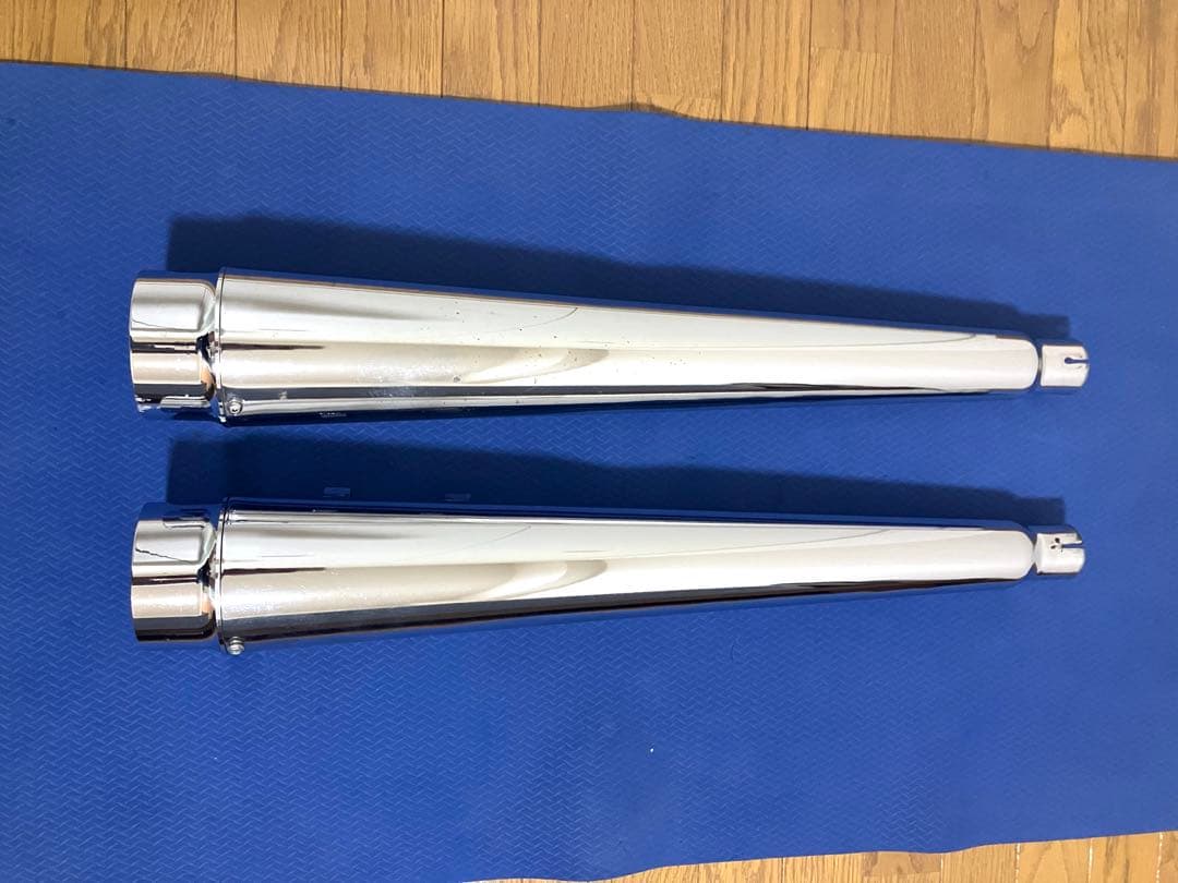 DNA メガホン スリップオンマフラー　マフラー　ハーレー　ツーリング DNA メガホン・スリップオンマフラー ブラック : HD-PARTS ハーレー