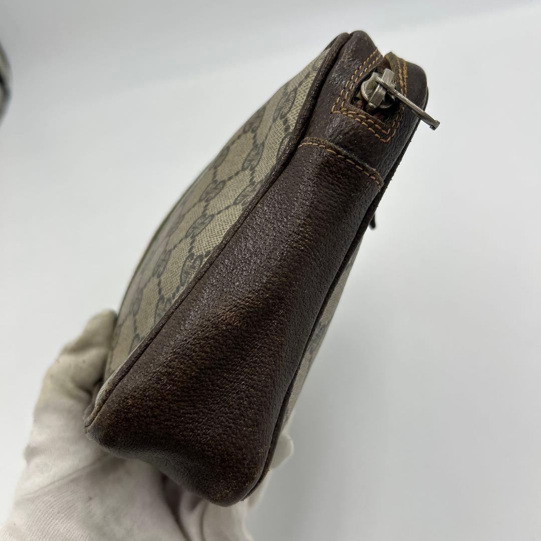 GUCCI シェリーライン GGスプリーム オールドグッチ クラッチバッグ