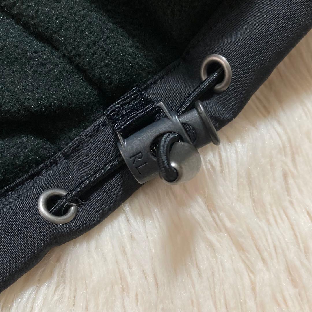 美品 ポロラルフローレン ジップアップブルゾン 中綿入り 裏起毛